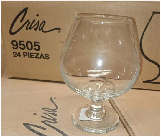Juego de 24 Copas Crisa Libbey Imperio Cognac 9505 de 518 ml / 17.5 oz - Image 3