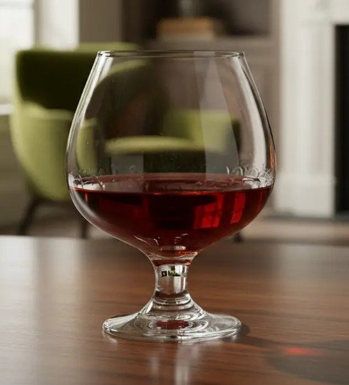 Juego de 24 Copas Crisa Libbey Imperio Cognac 9505 de 518 ml / 17.5 oz