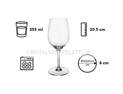 Juego de 12 Copas Giorgio O211 - Image 2