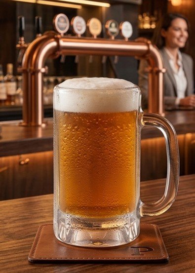 Juego de 12 Tarros Cerveceros Lisos 5697 de 473 ml / 16 oz