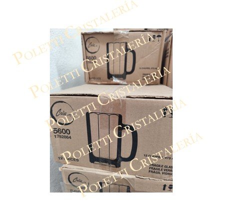 Juego de 12 Tarros Estriados Crisa 5600 de 473ml - Image 5