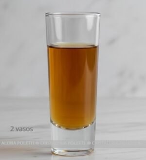 Juego de 2 Vasos Tequileros Crisa 0151 de 45 ml / 1.5 Oz